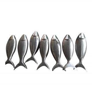 魚(yú)群動(dòng)物不銹鋼雕塑