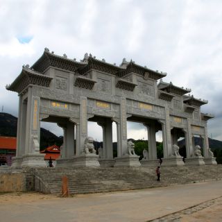 旅游區門樓_古鎮石牌坊_景區大門石牌樓圖片