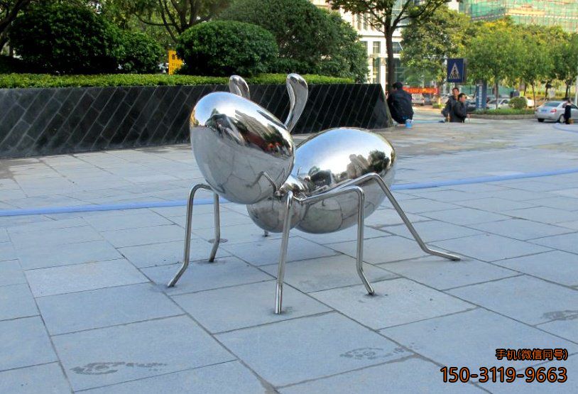 不銹鋼螞蟻_城市公園廣場(chǎng)擺件