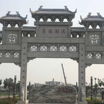 徽州農村石門樓石牌樓為什么是美麗鄉(xiāng)村重要風景