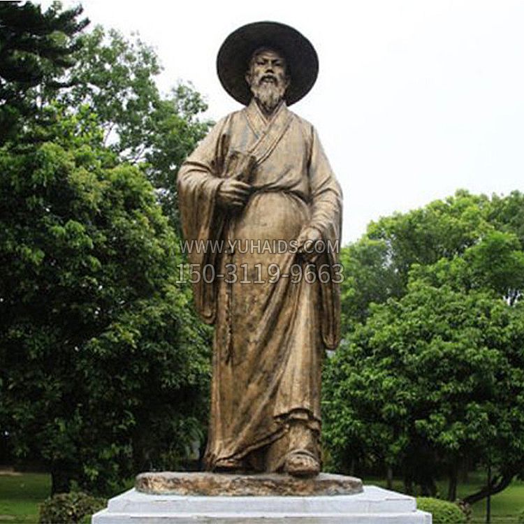 中國歷史文化名人北宋文學家蘇軾蘇東坡銅雕像 中國歷史文化名人北宋文學家蘇軾蘇東坡銅雕像