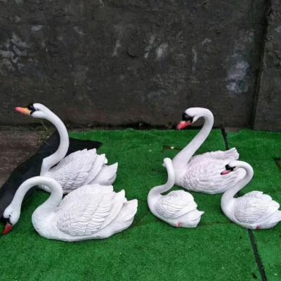 石雕公園噴水天鵝有什么寓意?