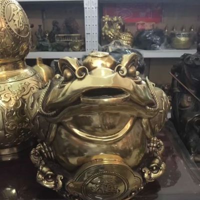 廣場金蟾銅雕的作用是啥？