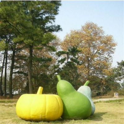 玻璃鋼仿真瓜果，仿真南瓜擺件