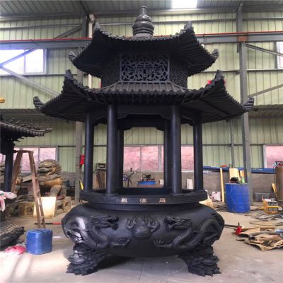 寺院佛教戶外擺放鑄鐵化寶焚經香爐