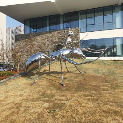 不銹鋼螞蟻，大型螞蟻昆蟲擺件