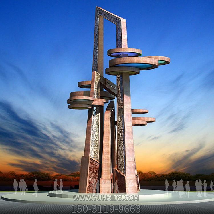 不銹鋼創意戶外大型景觀擺件雕塑