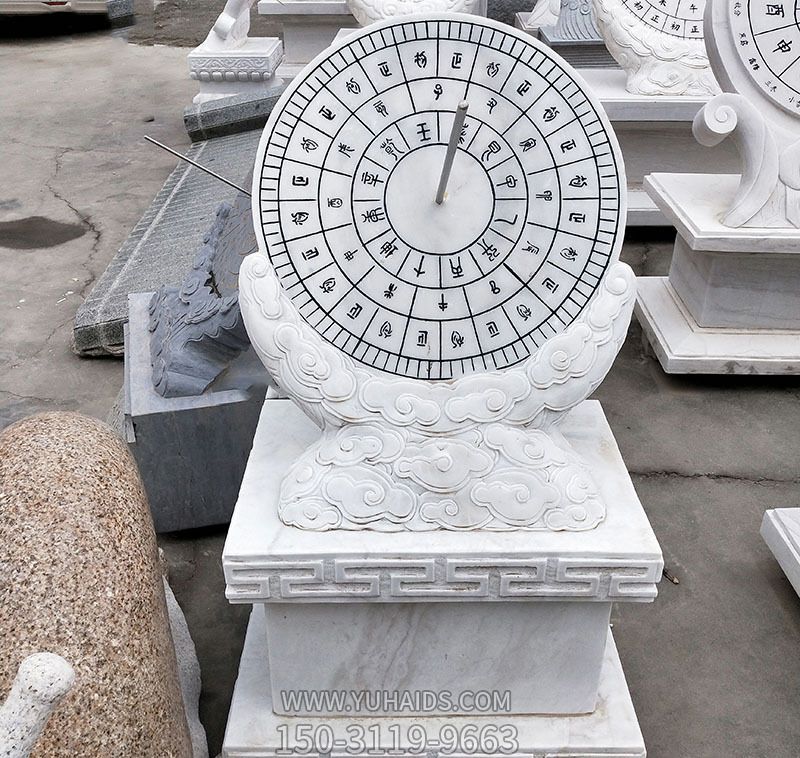 戶(hù)外景區(qū)大型石雕大理石日晷雕塑