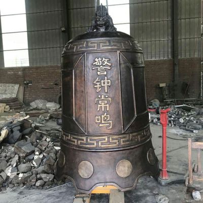 教堂道觀青銅鑄造仿古銅鐘擺件