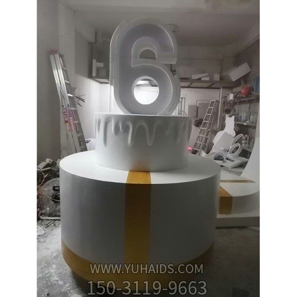 玻璃鋼創意商場蛋糕店仿真蛋糕雕塑