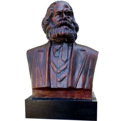 馬克思鑄銅半身像，世界名人，著名的無產階級精神領袖