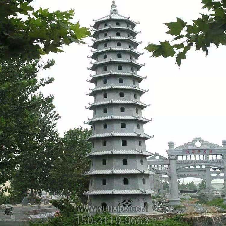 景區寺廟大型大理石石雕佛塔雕塑