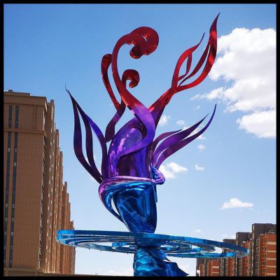 廣場(chǎng)不銹鋼戶外大型景觀雕塑擺件