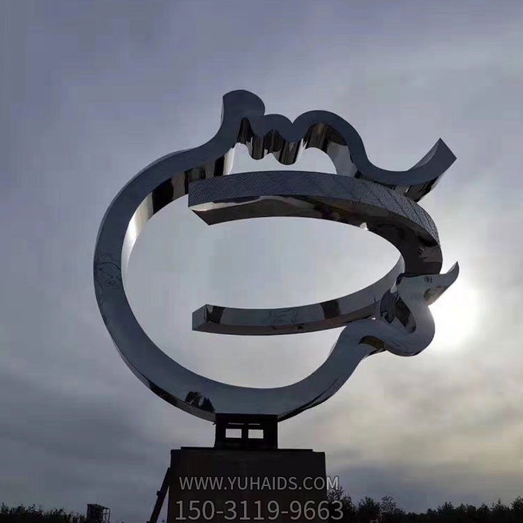 廣場戶外擺放不銹鋼創意藝術景觀雕塑