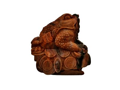 室內擺放的玻璃鋼創(chuàng)意金蟾雕塑