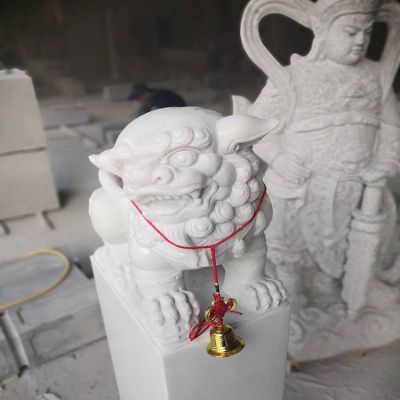 大型戶外園林景觀鎮(zhèn)宅招財石獅子雕塑