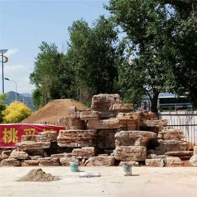 景區大型大理石石雕假山景觀石雕塑