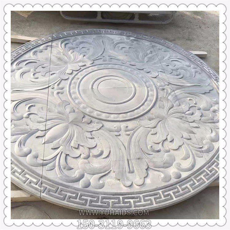 庭院青石浮雕福字地雕 黃銹石浮雕壁畫雕塑