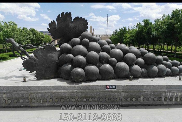 城市公園青銅創意葡萄銅雕