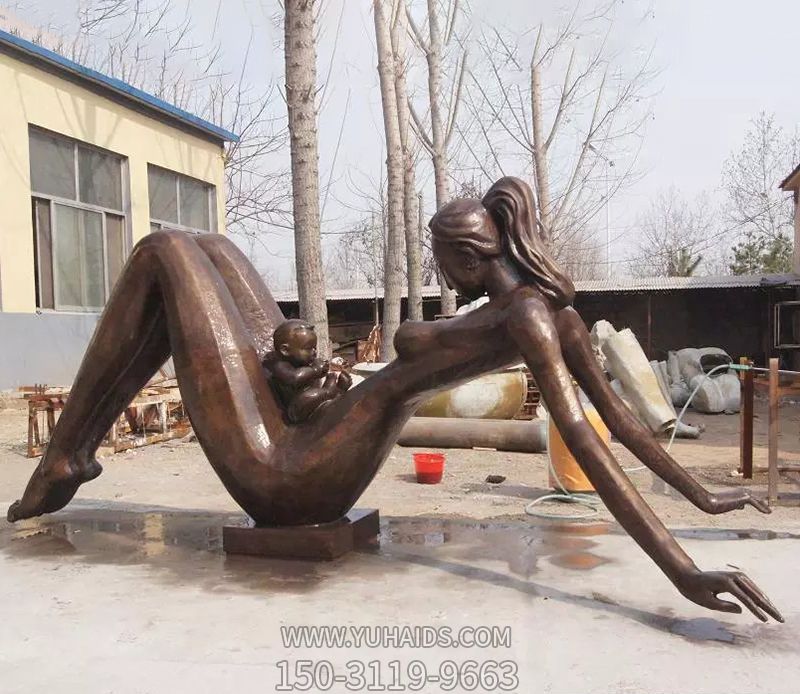 母愛公園景觀銅雕景區大型裝飾品擺件親情雕塑