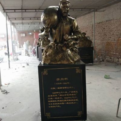 公園景區(qū)銅雕李向群戶(hù)外景觀(guān)擺件