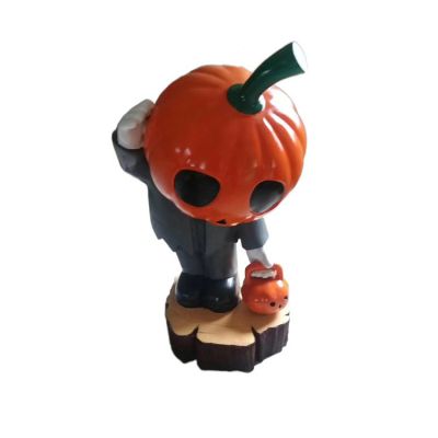 商場擺放萬圣節主題玻璃鋼卡通南瓜公仔小品