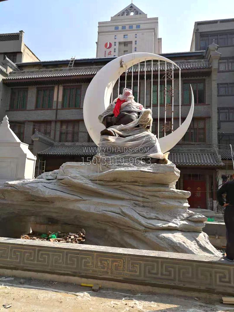 山西運城關(guān)王廟關(guān)羽夜讀春秋安裝完成 山西運城關(guān)王廟關(guān)羽夜讀春秋安裝完成